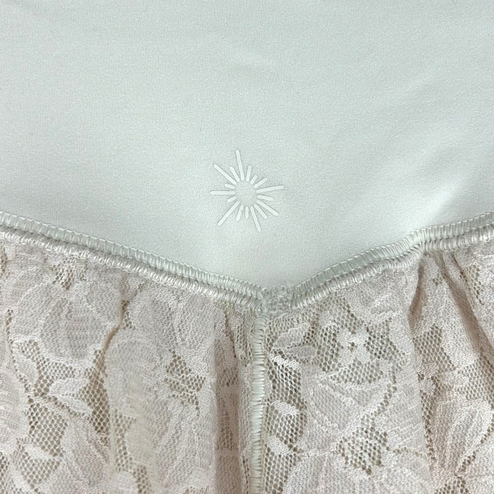 Aerie AEO Real Me Cake Batter Cream Layered Lace Flowy Shorts Small NWT Coquette - Picture 4 of 13